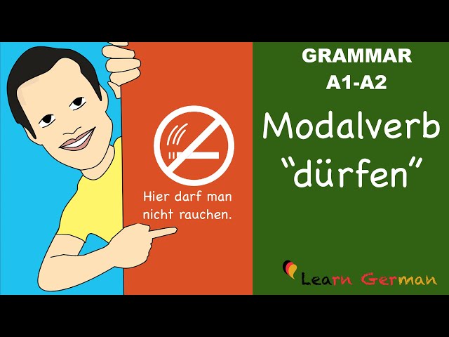 Learn German | German Grammar | dürfen | Modal verbs | Modalverben | A1