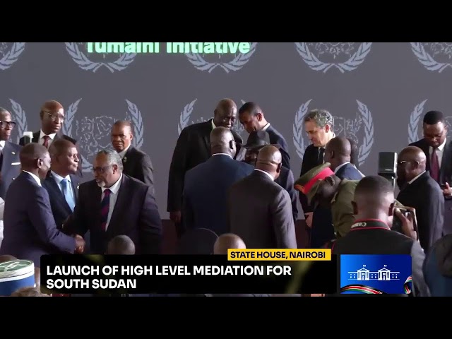 Launch of High Level Mediation for South Sudan, State House, Nairobi.