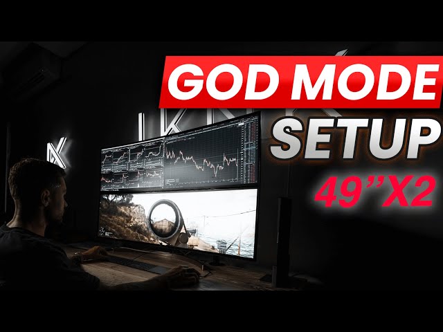 Day Trading Computer or Gaming Setup? LG Monitor GODMODE 49" X2 (2020)