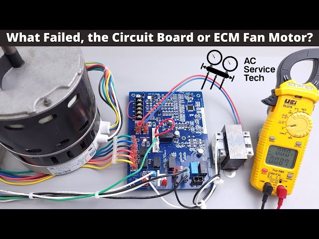 ECM Fan Motor Won't Turn On or Won't Shut Off on HVAC Unit! Testing the Board and Fan Motor!