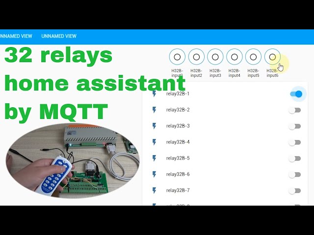 KC868-H32B 32 channel relay board integrate home assistant by MQTT