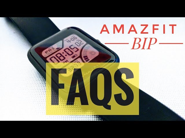 Amazfit BIP: FAQ - Top 10 Questions ANSWERED!