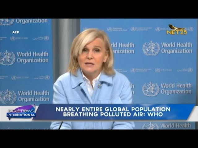 Nearly entire global population breathing polluted air: WHO