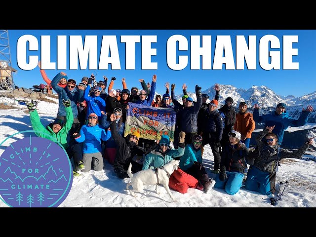 CLIMB IT FOR CLIMATE - CLIMATE CHANGE AWARENESS - COURCHEVEL VLOG S4E07