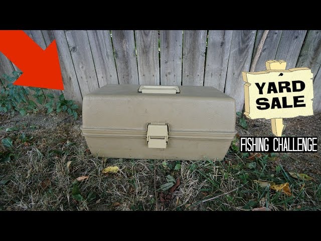 Found FULL Tackle Box at Yard Sale for $5!! (Treasure Chest)