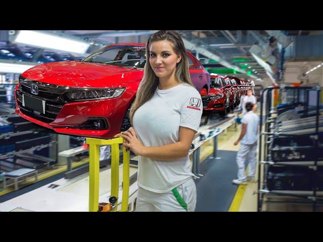 Honda ACCORD Assembly🚘2024: How it's made?😲Production line video➕Crash Testing & FACTORY TOUR