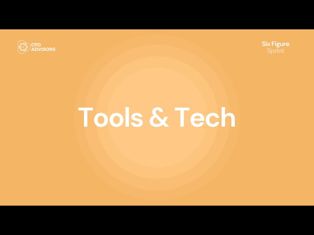 Setting up Tools & Tech