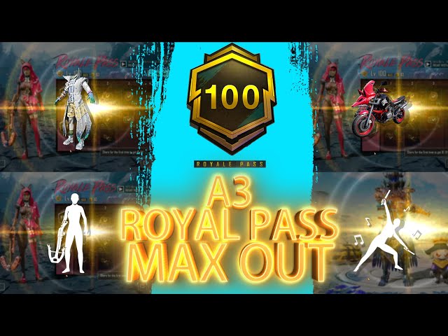 NEW ROYAL PASS A3 MAX OUT 🔥🔥🔥