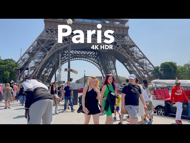 PARIS FRANCE -HDR WALKING IN PARIS  - 4K HDR 60 fps