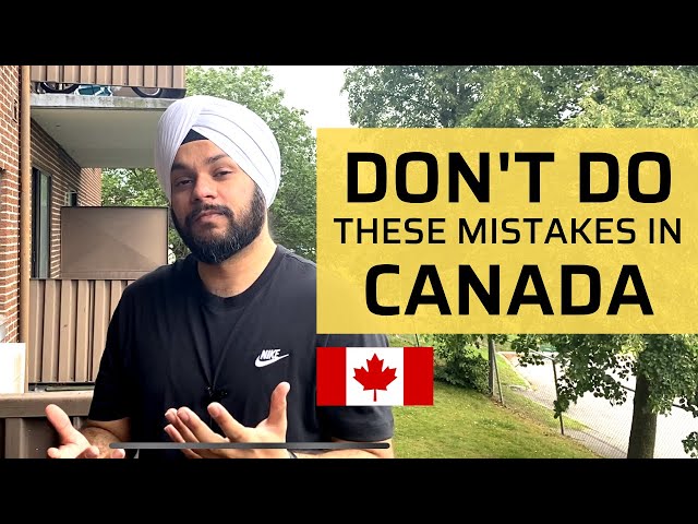 Don't do these mistakes as an International Student in Canada | Windsor Glimpse | US-Canada Border