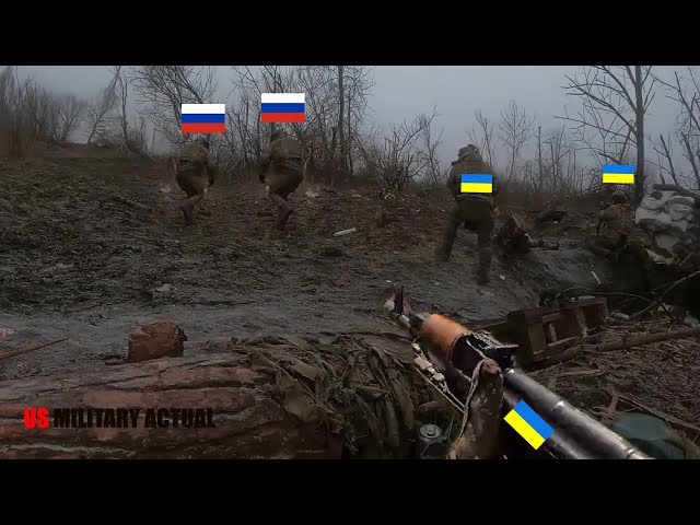 GoPro Live Footage❗how Ukrainian Troops Brutally Destroy Russian Soldier on Avdiivka Front Line