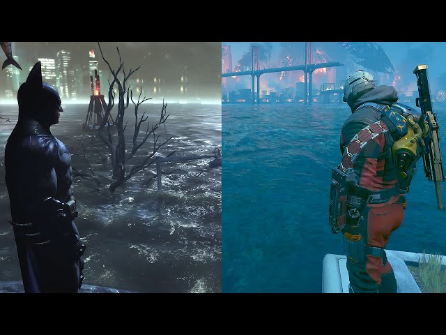 These Two Games are 13 Years Apart - Arkham City VS Suicide Squad: KTJL
