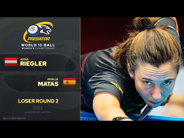 Anna Riegler vs Amalia Matas ▸ Predator World Women's 10-Ball Championship