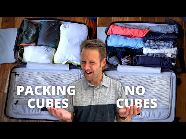 Packing Cubes vs. No Packing Cubes | Side by Side Comparison
