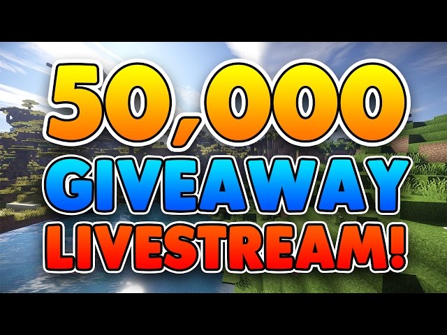 50,000 SUBSCRIBER LIVESTREAM GIVEAWAY!! + Realm Tour!!