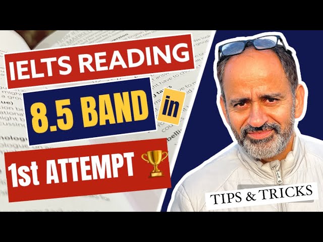 CLEAR IELTS READING IN 1st ATTEMPT | IELTS READING TIPS AND TRICKS | IELTS READING