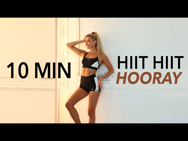 10 MIN HIIT HIIT HOORAY - a not dancy (but very happy) HIIT workout I Pamela Reif