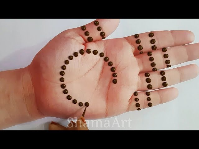 Simple Easy dotted Mehandi Designs| Stylish Mehndi design| Simple mehndi | Henna design
