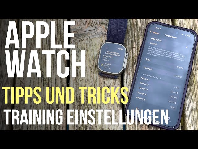 Apple Watch Tipps und Tricks Trainingseinstellungen für Anfänger