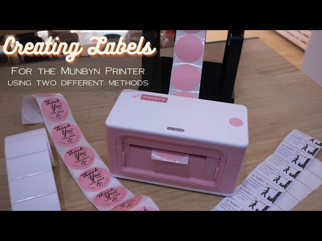 How I design labels for the Munbyn Thermal Printer - Using paid and FREE software