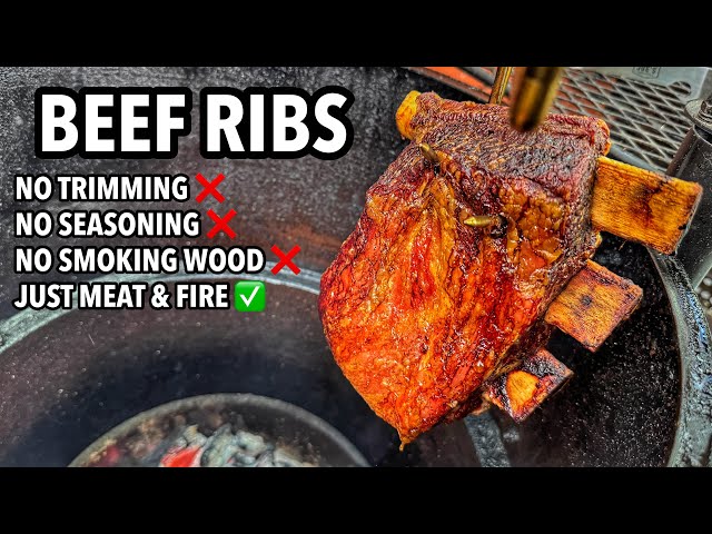 How to Cook Beef Ribs in a Charcoal BBQ