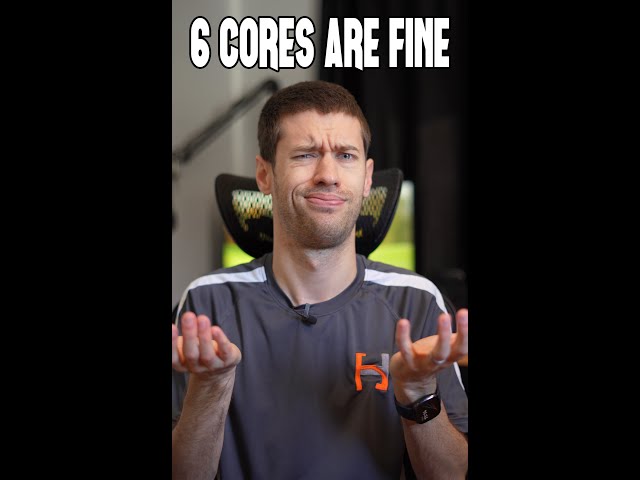 6 Cores is Plenty for Gaming #Shorts