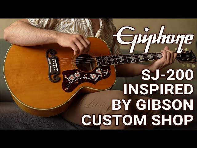 Epiphone 1957 SJ-200 Inspired By Gibson Custom - All-solid acoustic jumbo guitar review