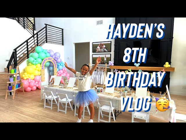Hayden's 8th Birthday party vlog! 🥳🎉🤍