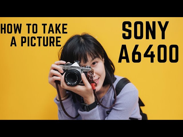 How to take a picture on Sony Camera