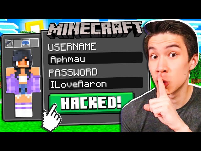 So I HACKED APHMAU’S Minecraft Account… **GOT CAUGHT**
