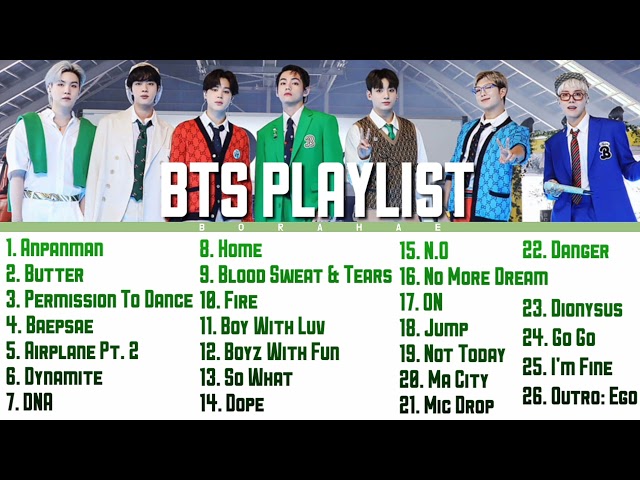 BTS BEST SONGS PLAYLIST 2021 [UPDATED]