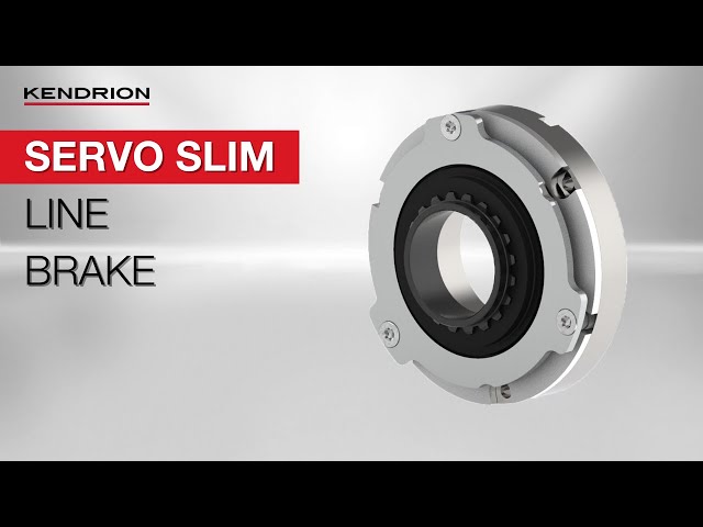 Flat spring-applied brake SERVO SLIM LINE with hollow shaft