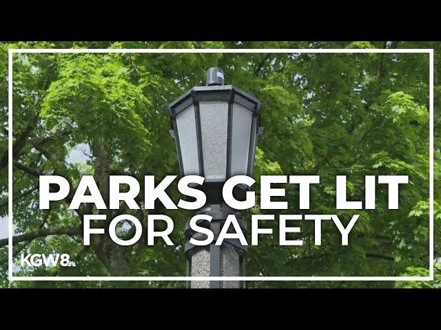 Portland parks get new light poles part of 'Light Pole Safety Project'