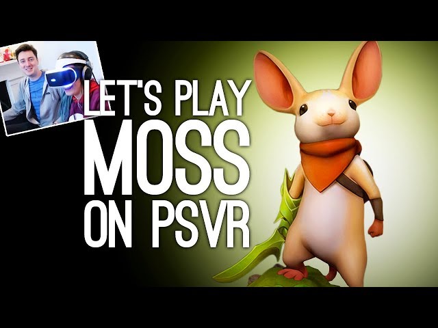 Moss PSVR Gameplay: Let's Play Moss - LOOK AT THE TINY MOUSE!!! EEE!