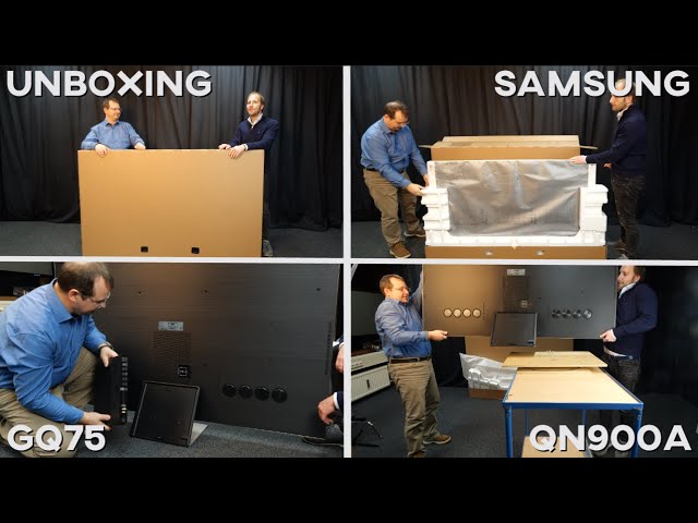 Unboxing: Samsungs brandneuer Mini-LED TV GQ75QN900A