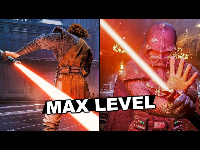 Star Wars Jedi Survivor - MAX LEVEL Jedi Vs All Main Bosses + Ending (NO DAMAGE / GRANDMASTER)