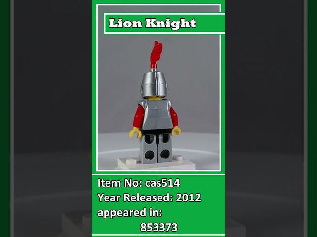 Shorts: LEGO® Minifigures Castle cas514 - Lion Knight #Castle #Knight