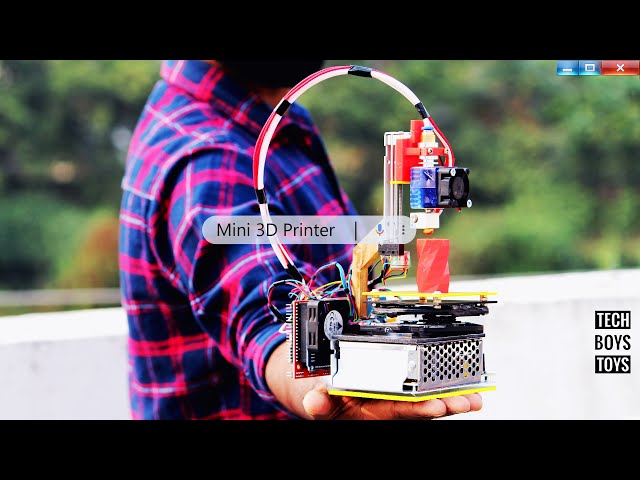 How to Make a Mini 3D Printer at home