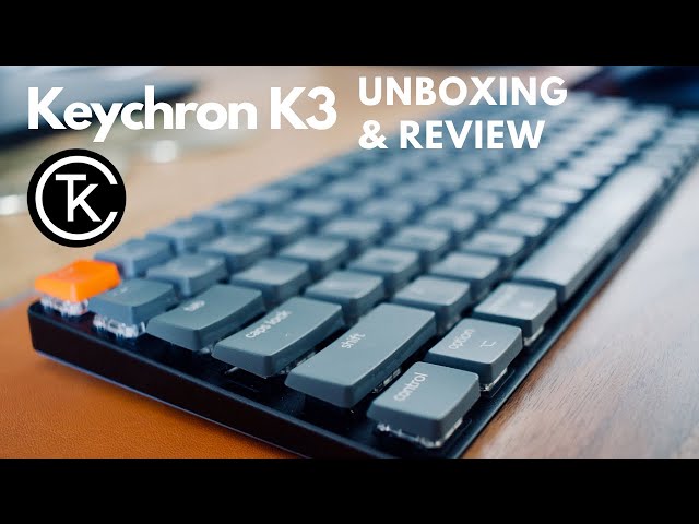 Keychron K3 Ultra Slim Low-Profile Mechanical Keyboard Unboxing and Review (Brown Switches)