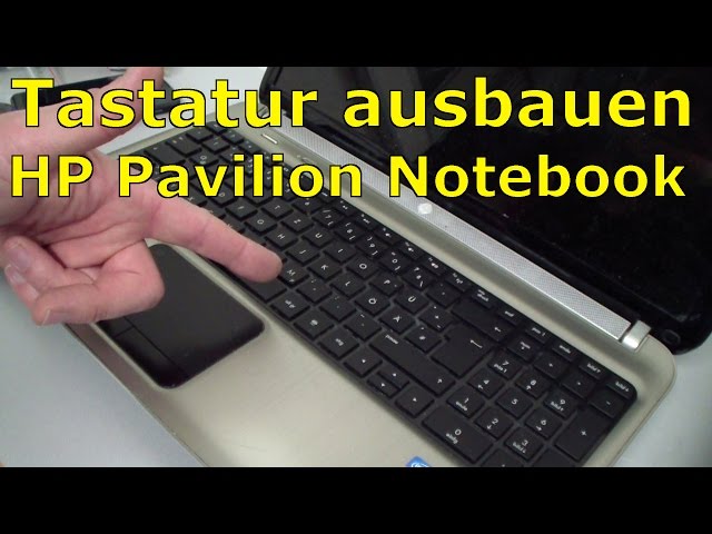 Notebook HP Pavilion DV6 - Hewlett-Packard Laptop Tastatur Lüfter SSD HDD ausbauen - wechseln