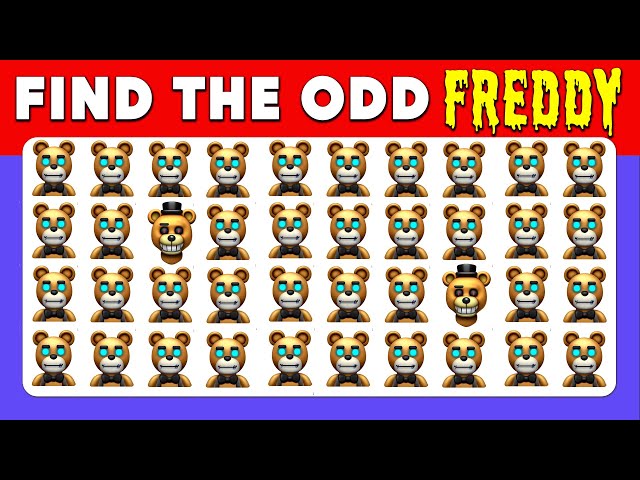 Find the ODD One Out - Five Nights At Freddy's Edition🐻FNAF Movie 2023 Quiz