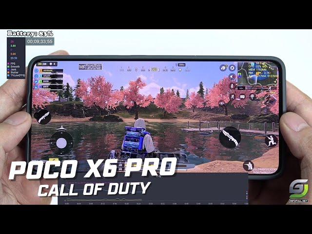 Poco X6 Pro test game Call of Duty Mobile CODM | Dimensity 8300 Ultra