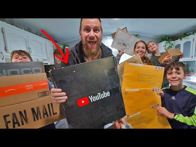 We Opened 70 Packages from Fans (and YouTube)
