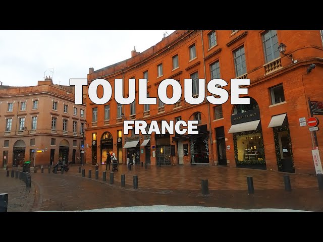 Toulouse, France - Driving Tour 4K