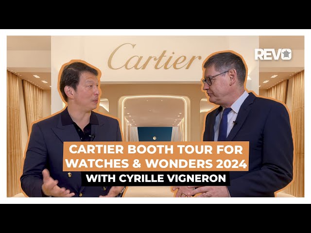 Inside Cartier's Watches & Wonders 2024 Booth With Cyrille Vigneron, CEO of Cartier