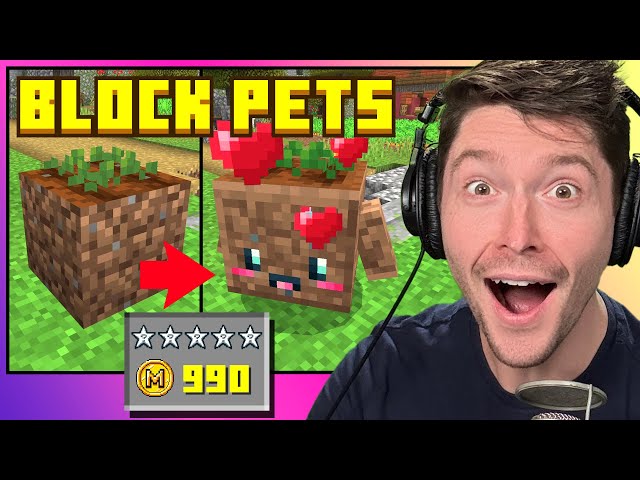 Tame BLOCKS as Pets in Minecraft with THIS DLC! (Bedrock Marketplace Review)