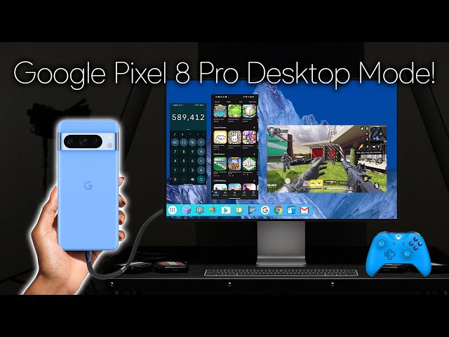 Finally! The Google Pixel 8 Pro Gets Desktop Mode! Hands On Testing