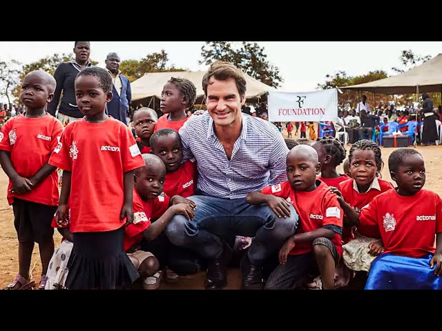 Roger Federer Was More Than a Tennis Player! (Entertaining for a Great Cause | Thank you, Roger!)