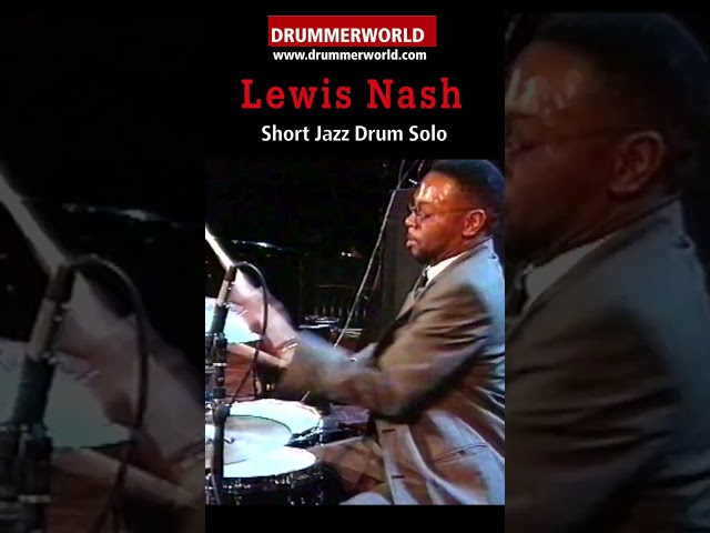 Lewis Nash: short Jazz DRUM SOLO - #lewisnash  #drummerworld