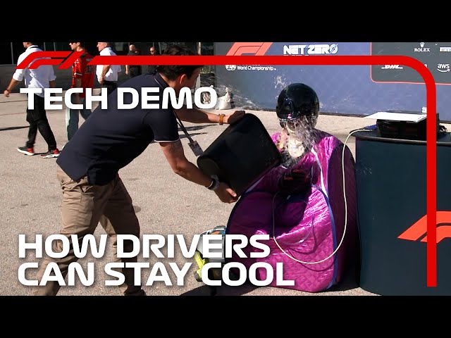 How Do Teams Help Their Driver Stay Cool? | Albert Fabrega F1 TV Tech Talk Demo | crypto.com
